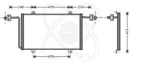 ElectroAuto 30O0037 - CONDENSADOR A/C->EQUIPO ORIGINAL OP