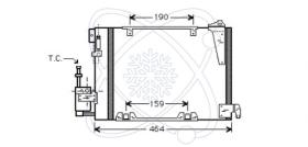 ElectroAuto 30O0042 - CONDENSADOR A/C->EQUIPO ORIGINAL OP