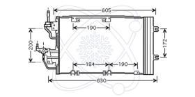 ElectroAuto 30O0052 - CONDENSADOR A/C->EQUIPO ORIGINAL OP