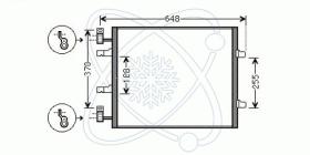 ElectroAuto 30O0053 - CONDENSADOR A/C->EQUIPO ORIGINAL NI