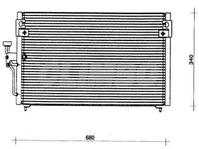 ElectroAuto 30P0008 - CONDENSADOR MITSUBISHI GALANT>97