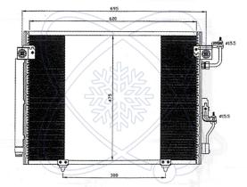 ElectroAuto 30P0032 - CONDENSADOR A/C->EQUIPO ORIGINAL MI