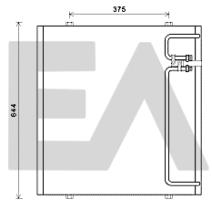 ElectroAuto 30Q0032 - CONDENSADOR A/C->EQUIPO ORIGINAL FE