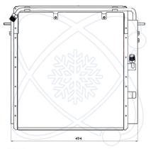 ElectroAuto 30Q0034 - CONDENSADOR A/C->EQUIPO ORIGINAL DE