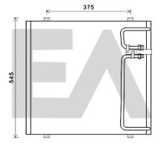 ElectroAuto 30Q0036 - CONDENSADOR A/C->EQUIPO ORIGINAL FE