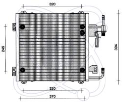 ElectroAuto 30R0045 - CONDENSADOR A/C P/EQUIPO ORIG.RN.