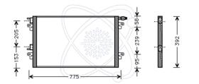 ElectroAuto 30R0053 - CONDENSADOR A/C->EQUIPO ORIGINAL RE