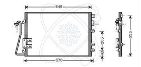 ElectroAuto 30R0063 - CONDENSADOR A/C->EQUIPO ORIGINAL NI