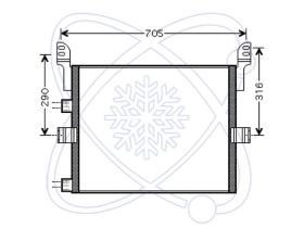 ElectroAuto 30R0069 - CONDENSADOR A/C->EQUIPO ORIGINAL RE