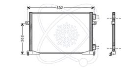 ElectroAuto 30R0071 - CONDENSADOR A/C->EQUIPO ORIGINAL NI