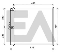 ElectroAuto 30R0080 - CONDENSADOR A/C->EQUIPO ORIGINAL RE