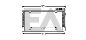 ElectroAuto 30S0002 - CONDENSADOR A/C->EQUIPO ORIGINAL MA