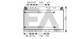 ElectroAuto 30S0003 - CONDENSADOR A/C->EQUIPO ORIGINAL MA