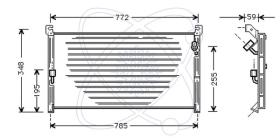 ElectroAuto 30T0029 - CONDENSADOR A/C->EQUIPO ORIGINAL TO