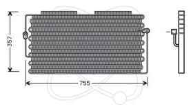 ElectroAuto 30T0031 - CONDENSADOR A/C->EQUIPO ORIGINAL TO