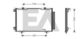 ElectroAuto 30T0035 - CONDENSADOR A/C->EQUIPO ORIGINAL TO