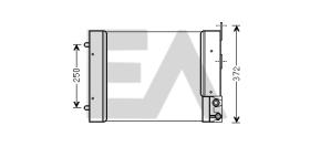 ElectroAuto 30V0003 - CONDENSADOR A/C->EQUIPO ORIGINAL CA