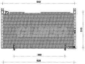 ElectroAuto 30W0019 - CONDENSADOR NISSAN SUNNY 86-90