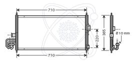  30W0029 - CONDENSADOR A/C P/EQUIPO ORIG.NISS.