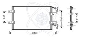  30W0033 - CONDENSADOR A/C->EQUIPO ORIGINAL NI