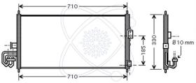 ElectroAuto 30W0037 - CONDENSADOR A/C->EQUIPO ORIGINAL NI