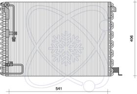 ElectroAuto 30X0005 - CONDENSADOR A/C P/EQUIPO ORIG.VOLVO