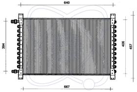 ElectroAuto 30X0017 - CONDENSADOR A/C->EQUIPO ORIGINAL VO