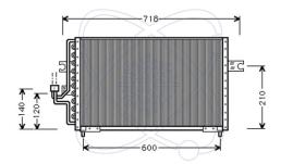 ElectroAuto 30Y0003 - CONDENSAD.A/C P/EQUIPO ORIG.HYUNDAI