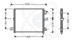  30Y0012 - CONDENSADOR A/C->EQUIPO ORIGINAL HY