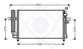 ElectroAuto 30Y0013 - CONDENSADOR A/C->EQUIPO ORIGINAL HY