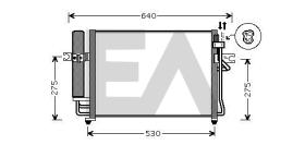 ElectroAuto 30Y0014 - CONDENSADOR A/C->EQUIPO ORIGINAL HY