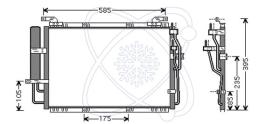 ElectroAuto 30Y0015 - CONDENSADOR A/C->EQUIPO ORIGINAL HY