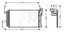  30Y0016 - CONDENSADOR A/C->EQUIPO ORIGINAL HY