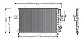 ElectroAuto 30Y0022 - CONDENSADOR A/C->EQUIPO ORIGINAL HY