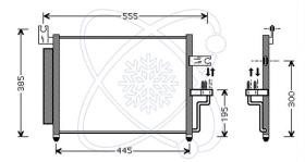 ElectroAuto 30Y0023 - CONDENSADOR A/C->EQUIPO ORIGINAL HY