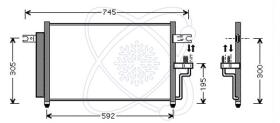 ElectroAuto 30Y0024 - CONDENSADOR A/C->EQUIPO ORIGINAL HY