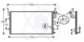  30Y0027 - CONDENSADOR A/C->EQUIPO ORIGINAL HY