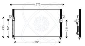 ElectroAuto 30Y0031 - CONDENSADOR A/C->EQUIPO ORIGINAL HY