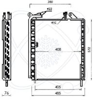 ElectroAuto 30Y0037 - CONDENSADOR A/C->EQUIPO ORIGINAL JO