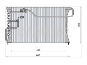 ElectroAuto 30Z0005 - CONDENSADOR A/C->EQUIPO ORIGINAL MA