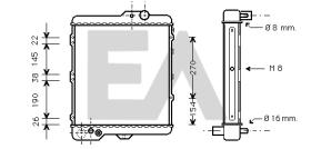 ElectroAuto 31R02015 - RADIADOR->APLICACION ORIGINAL AUDI
