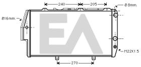 ElectroAuto 31R02018 - RADIADOR->APLICACION ORIGINAL AUDI