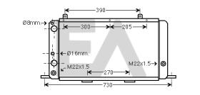 ElectroAuto 31R02019 - RADIADOR->APLICACION ORIGINAL AUDI