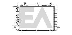 ElectroAuto 31R02027 - RADIADOR->APLICACION ORIGINAL AUDI