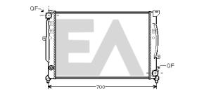 ElectroAuto 31R02088 - RADIADOR AGUA VOLKSWAGEN