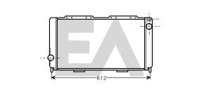 ElectroAuto 31R03008 - RADIADOR->APLICACION ORIGINAL ALFA