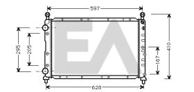 ElectroAuto 31R03015 - RADIADOR->APLICACION ORIGINAL ALFA
