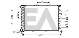 ElectroAuto 31R03019 - RADIADOR->APLICACION ORIGINAL ALFA