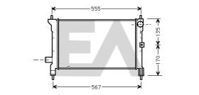 ElectroAuto 31R05013 - RADIADOR->APLICACION ORIGINAL ROVER