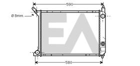 ElectroAuto 31R05017 - RADIADOR->APLICACION ORIGINAL ROVER